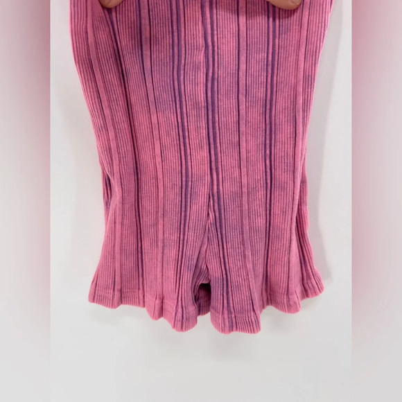 Zara Ribbed Tie Dye Jumpsuit Romper Bloggers Fav Small - Picture 5 of 9